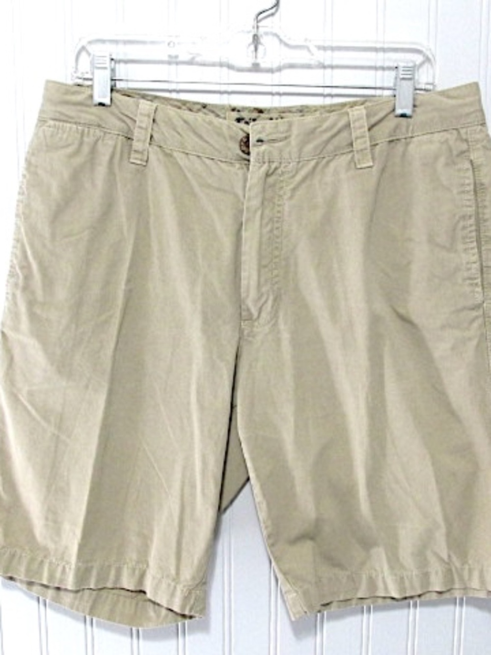 Tailor Vintage Khaki Cotton Shorts, Size 32